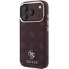 Guess Case Peony 4G Small Logo Magsafe For Iphone 18 Pro / 17 Pro Burgundy - (GUHMP18L6PGS4NPU)
