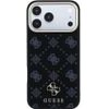 Guess Case Peony 4G Small Logo Magsafe For Iphone 18 Pro / Iphone 17 Pro Black - (GUHMP18L6PGS4NPK)