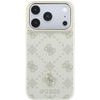 Guess Case Peony 4G Small Logo Magsafe For Iphone 18 Pro Max / Iphone 17 Pro Max Beige - (GUHMP18X6PGS4NPE)