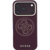 Guess Case Perforated 4G Gold Logo Magsafe For Iphone 18 Pro / 17 Pro Burgundy - (GUHMP18L6PS4SRGU)