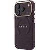 Guess Case Saffiano Peony & Ring Magsafe For Iphone 18 Pro / 17 Pro Burgundy - (GUHMP18LPSAMSECU)