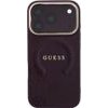 Guess Case Saffiano Peony & Ring Magsafe For Iphone 18 Pro / 17 Pro Burgundy - (GUHMP18LPSAMSECU)