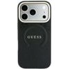 Guess Case Saffiano Peony & Ring Magsafe For Iphone 18 Pro / Iphone 17 Pro Black - (GUHMP18LPSAMSECK)
