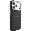 Guess Case Saffiano Peony & Ring Magsafe For Iphone 18 Pro Max / Iphone 17 Pro Max Black - (GUHMP18XPSAMSECK)