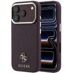 Guess Case Saffiano Small 4G & Classic Logo Magsafe For Iphone 18 Pro / 17 Pro Burgundy - (GUHMP18L6PSA4DMU)