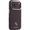 Guess Case Saffiano Small 4G & Classic Logo Magsafe For Iphone 18 Pro / 17 Pro Burgundy - (GUHMP18L6PSA4DMU)