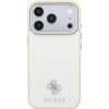 Guess Case Saffiano Small 4G & Classic Logo Magsafe For Iphone 18 Pro Max / 17 Pro Max Beige - (GUHMP18X6PSA4DME)