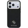 Guess Case Saffiano Small 4G & Classic Logo Magsafe For Iphone 18 Pro Max / 17 Pro Max Black - (GUHMP18X6PSA4DMK)