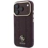Guess Case Stripe Peony 4G Logo Magsafe For Iphone 18 Pro / 17 Pro Burgundy - (GUHMP18L6PGSU4EU)