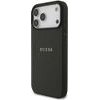 Guess Grained Gold Ring Magsafe Case For Iphone 18 Pro Max / Iphone 17 Pro Max Black - (GUHMP18XPGHSMMK)