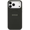 Guess Grained Gold Ring Magsafe Case For Iphone 18 Pro Max / Iphone 17 Pro Max Black - (GUHMP18XPGHSMMK)