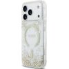 Guess Resin Bottom Glitter Magsafe Case For Iphone 18 Pro / Iphone 17 Pro Gold - (GUHMP18LRGRGED)
