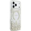 Guess Resin Bottom Glitter Magsafe Case For Iphone 18 Pro Max / Iphone 17 Pro Max Gold - (GUHMP18XRGRGED)