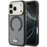 LACOSTE Case Iml Shockproof Gold Logo Magsafe For Iphone 18 Pro / 17 Pro Black - (LCHMP18LUFWAK)