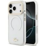LACOSTE Case Iml Shockproof Gold Logo Magsafe For Iphone 18 Pro / 17 Pro Transparent - (LCHMP18LUFWAH)