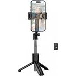 Borofone Bluetooth Selfie Stick BY14 Graceful, 4.5iNch - 7inch, Black