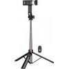 Borofone Bluetooth Selfie Stick BY15 Throne, 4.5iNch - 7inch, Black