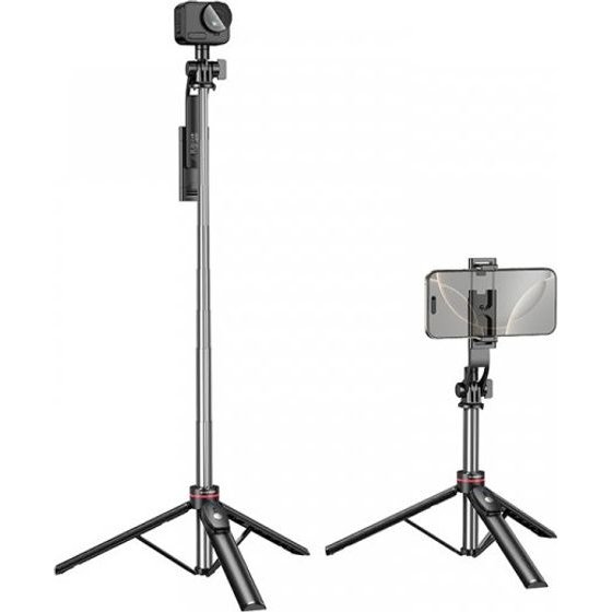 Borofone Bluetooth Selfie Stick BY15 Throne, 4.5iNch - 7inch, Black