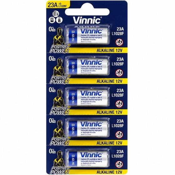 Vinnic �������� �������� L1028F Size A23/23A/23GA/A23/E23A/GP23A/K23A/L1028/LR23A/LRV08/LRVO8/MN21/MS21/V23/V23GA/VR22 12V ���. 5