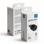 Blue Star Phone Charger Nano Gan Usb C + Usb A QC4.0 Pd 3A 33W VT-332 black
