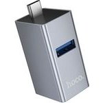 Hoco Adapter 3in1 (Usb 2.0 x 2+Usb 3.0) USB-C HB54 szary