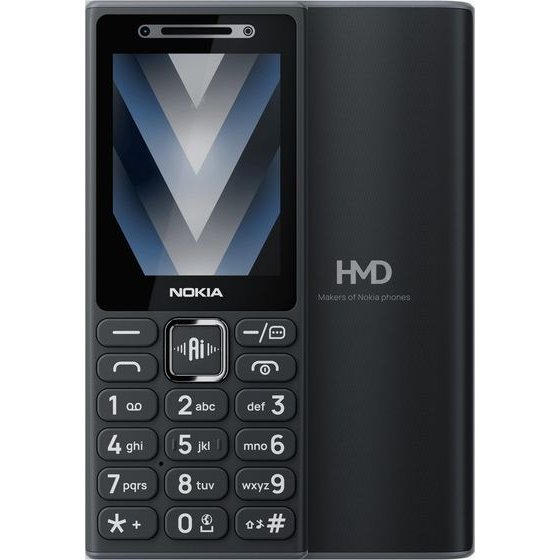 Nokia ������ �� ������� 200 (2026) 4G 2.4in Dual Sim (TA-1785) 64MB/128MB Black Gr - (1GF043FPA1G01)