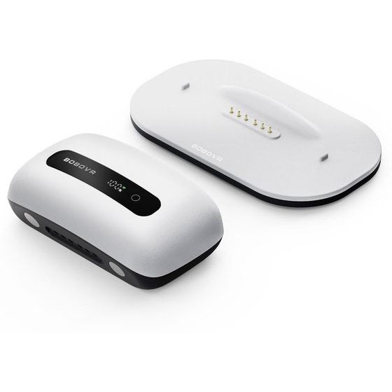 BoboVR 6500 Mah Battery For M3 Pro+ And M3 With Charging Station - White - (BM60-1)