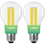 LEPRO ��������� LED ����� ������� E27, 7,2 W (100 W), 1521 lm, 2700 K, ��������� �, ���������� 2 �������� - (100094-WW-EU-2)