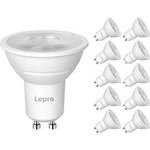 LEPRO ����� LED �� ���������� �������� �������, ���� GU10, 4,5 W, 345 lm, 2700 K, 38�, ���������� ��� 10 �������� - (200084-WW-EU-10)