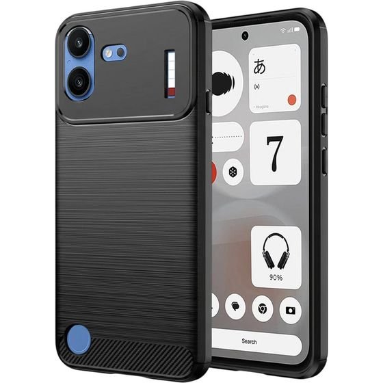 Techsuit - Carbon Silicone - Nothing Phone (4b) - Black