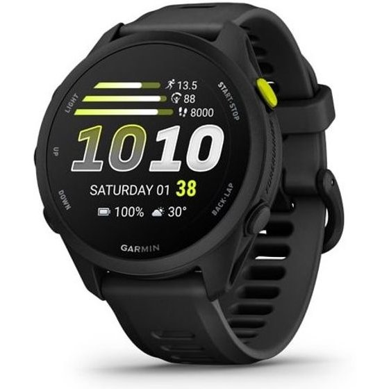 Garmin Forerunner 70 3.05 cm (1.2) AMOLED 43 mm Digital 390 x 390 pixels Touchscreen Black GPS (satellite) - (010-04307-00)