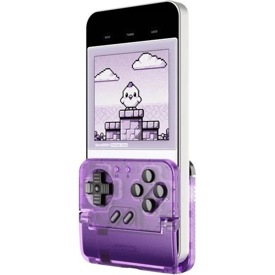 GameSir Pocket Taco Bluetooth Mobile Controller ��� Smartphone (Retro Design / Compact / �������� / iOS & Android) - Voltage Purple - (05231)