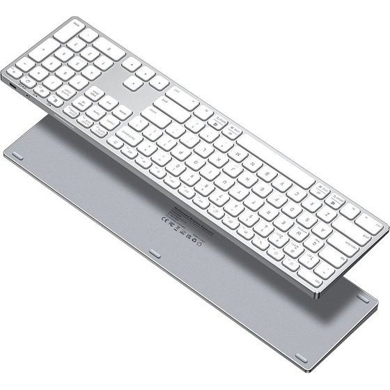 Dux Ducis - Keyboard LK Series - Standard, Wireless, Bluetooth 5.0, Universal, USB-C, 180mAh, English Layout - White