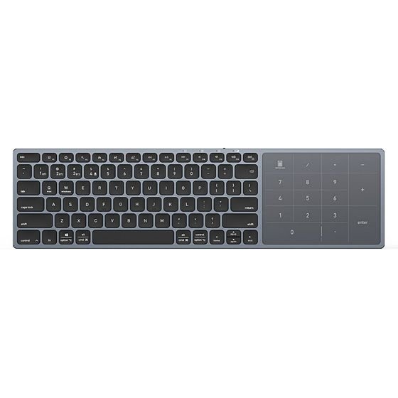 Dux Ducis - Keyboard LK Series - Wireless, Bluetooth 5.0, Universal, USB-C, 500mAh, English Layout - Black