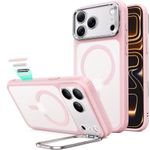 ESR - Classic Hybrid HaloLock Kickstand - iPhone 18 Pro Max / iPhone 17 Pro Max - Frosted Bubblegum Pink