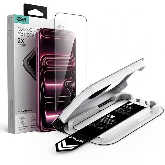 ESR - Tempered Glass UltraFit Classic - iPhone 18 Pro Max / iPhone 17 Pro Max - Black