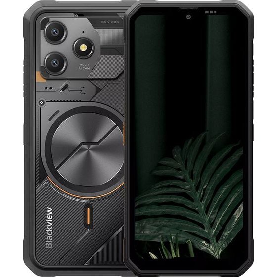 BLACKVIEW OCTA-CORE RUGGED PHONE 6.56 (6GB+128GB) NFC ANDROID 16 WITH PROTECTIVE CASE COSMIC BLACK - (FORT100-6128-B)