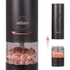 ELDOM BATTERY-Powered Pepper And Salt Grinder Set With STAND, Black - (ZMP5)