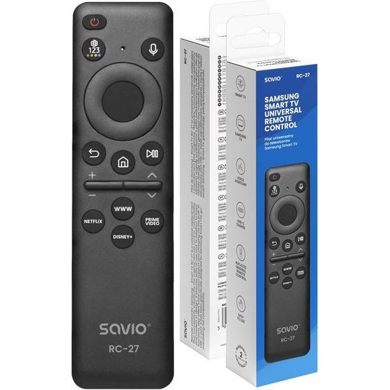 SAVIO Universal/Replacement Remote Control For Samsung Tv - Smart Tv - (RC-27)