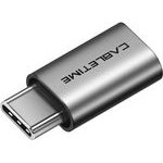 Cabletime ���������� USB-C �� Micro Usb CT-CMMCBF-ASG, 480Mbps, ����