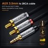 Cabletime ������� ���� 3.5mm �� 2x Rca CT-AV314-P12G, 5m, �����