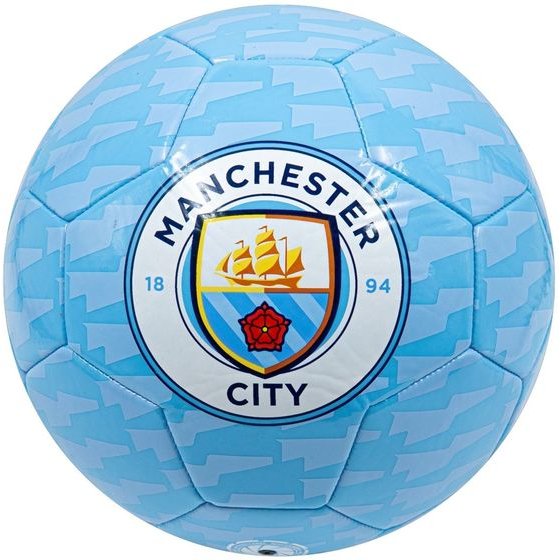 Manchester City Fc Football Flag All Over - Size 5 (124615)