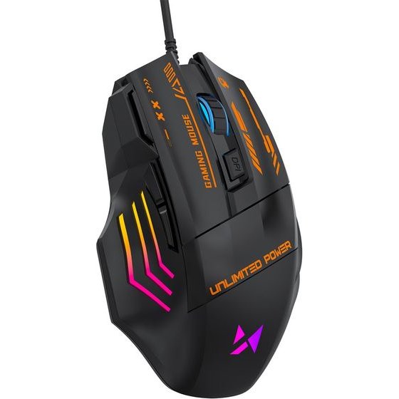 Wozinsky Wired Optical Gaming Mouse 7200 Dpi With Backlight - Black 5907769387944 - (WMGK-1179W)