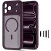 Tech-Protect Magpeak Magsafe Cc Iphone 17 Pro Max / 18 Pro Max Matte Dark CHERRY