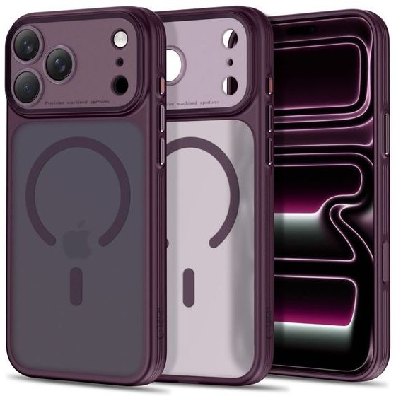 Tech-Protect Magprime Magsafe Cc Iphone 17 Pro / 18 Pro Matte Dark CHERRY