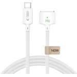 Tech-Protect MMC01 Ultraboost Magnetic Macbook Cable USB-C To Magsafe 3 140W 300CM WHITE