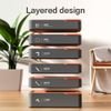 DELI 34 Pcs Stackable Household Tool Set 305x205x6MM GREY/Orange - (H1001-E)