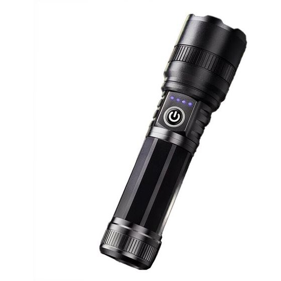 DELI Flashlight 500LM Black - (EDL551051)