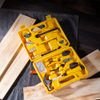 DELI Household Tool Set 18PCs Yellow - (EDL1018J)