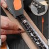 DELI Measuring Steel Tape 5M/16FTx19MM BLACK/Orange - (EHT8519C)